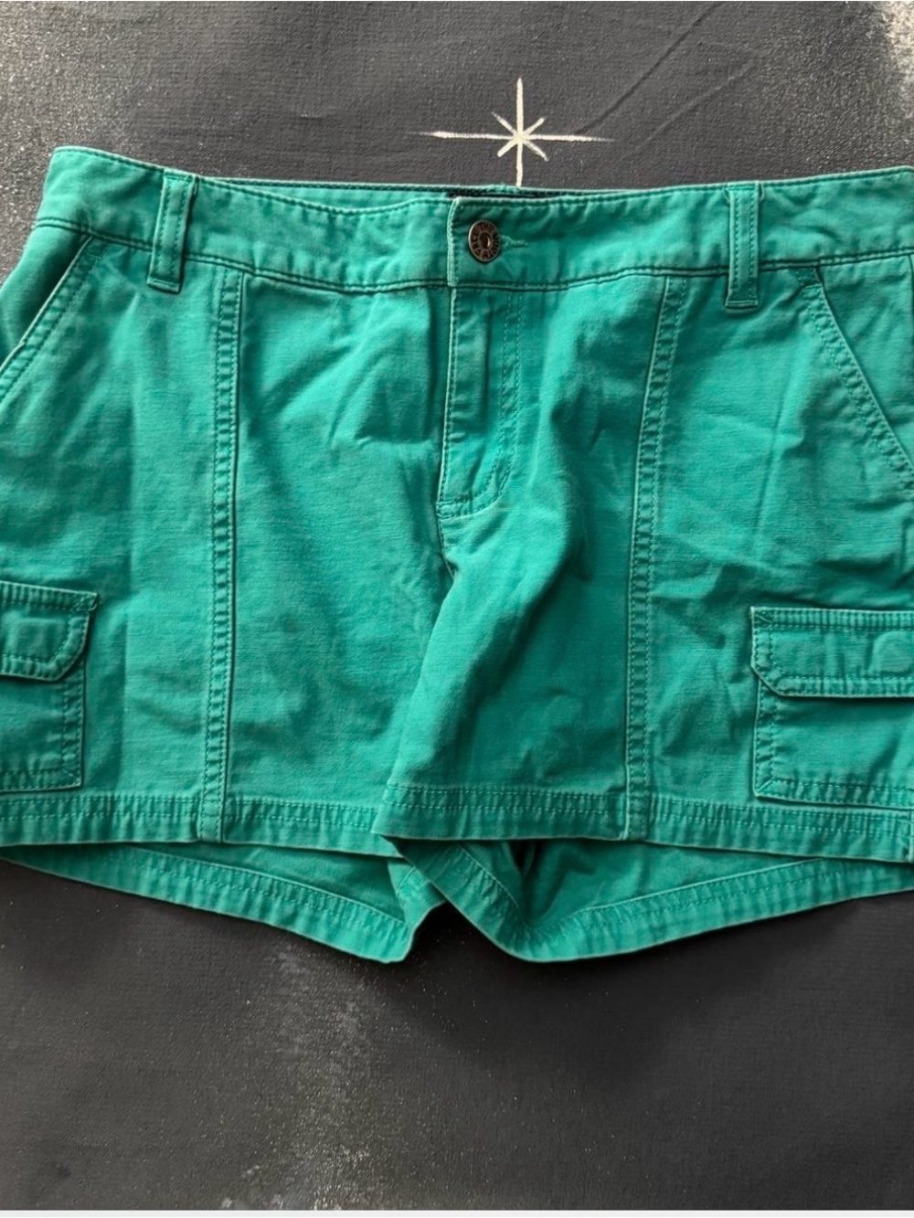 The North Face Teal Green Women's Cargo Shorts